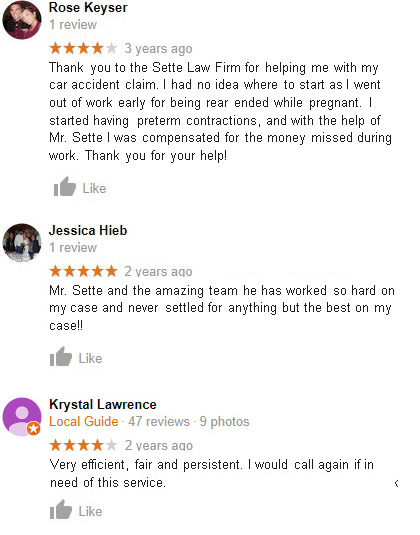 Law Office of Frederick J Sette review